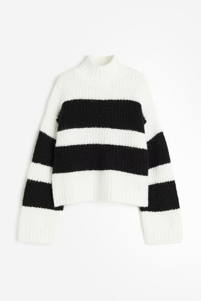 Sweater - Black/striped - Ladies | H&M US | H&M (US)