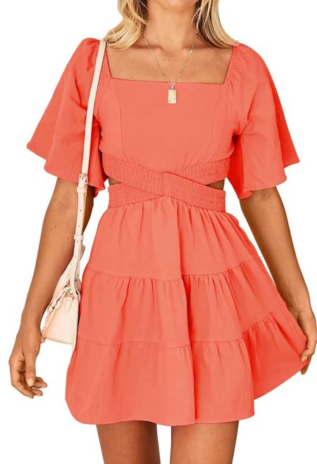 Cute summer dress amazon find!  Perfect for beach, winery, date night, girls night. Tons of color options! 

#LTKstyletip #LTKSeasonal #LTKfindsunder50