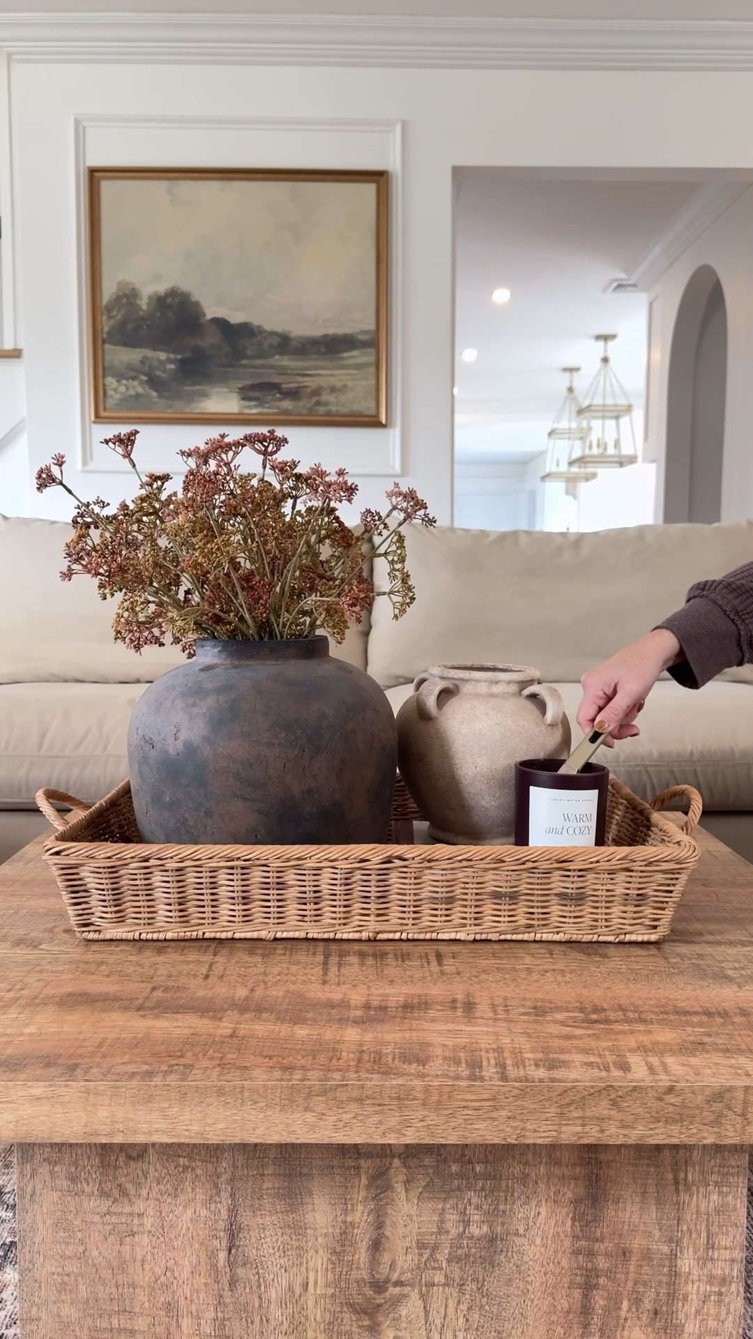 Cozy Tray Styling 🤎
COFFEE TABLE EDITION 

When you follow me here on LTK, many times you get to see my newest content posted here first. Make sure you follow me here on the app so you don’t miss a link. 

Shown:
Tray in Medium
12 Stems in vase (2 sets)
15 oz candle - limited stock
wall art (no longer available)

organic modern | vase | faux stems | earthy | lived-in | sofa | sectional | wall art | book | candle | lighter | vessel | neutral | affordable 

LTKootd

#LTKHome #LTKSaleAlert #LTKActive