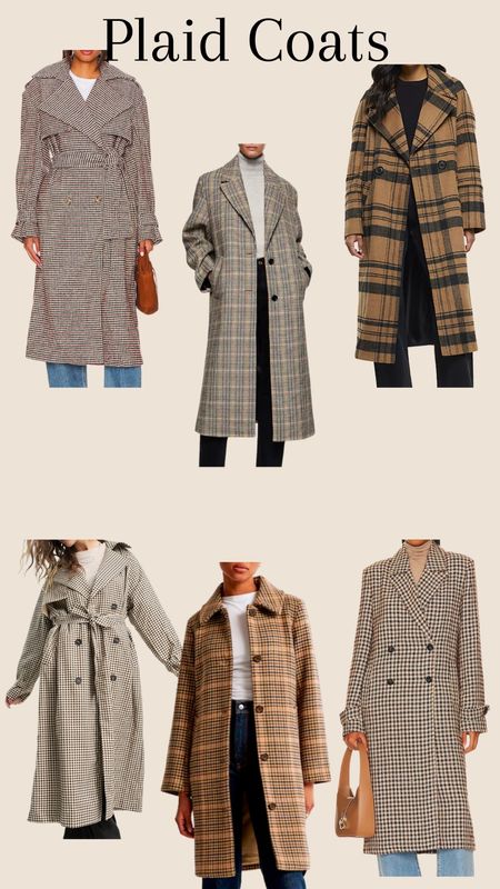 Plaid coats for fall 

#LTKstyletip #LTKSeasonal