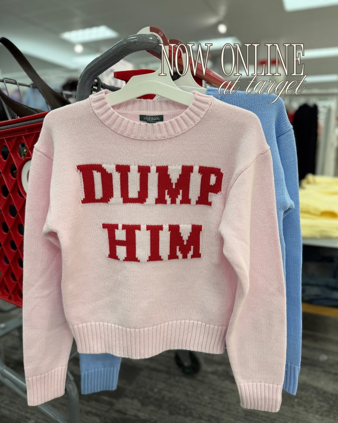NOW ONLINE! The cutest Wild Fable sweaters! Comes in 3 solid colors & 2 with fun sayings! Say LOVE below for the 🔗

#targetfinds #targethaul #targetmusthaves target fashion, target must haves, target love, target lover, target finds, target haul, target must haves, Valentine’s Day  #newattarget