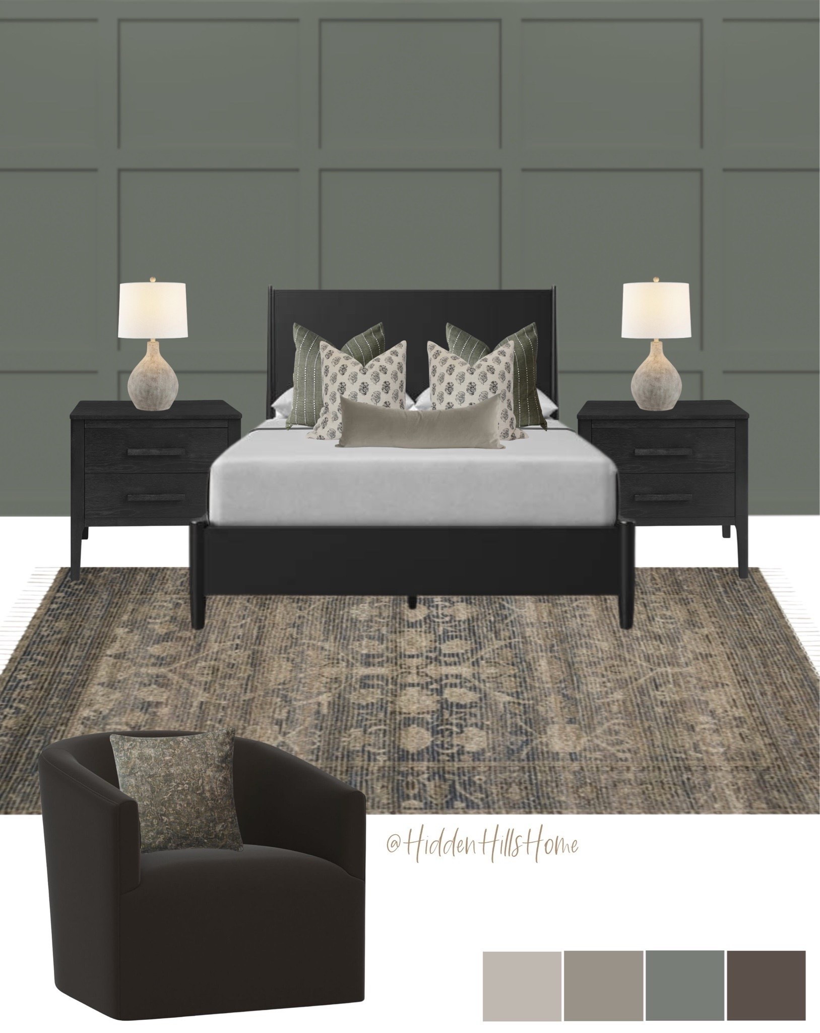 Moody bedroom mood board, masculine bedroom mood board, bedroom design ideas #moody #bedroom #design

#LTKHome #LTKSaleAlert