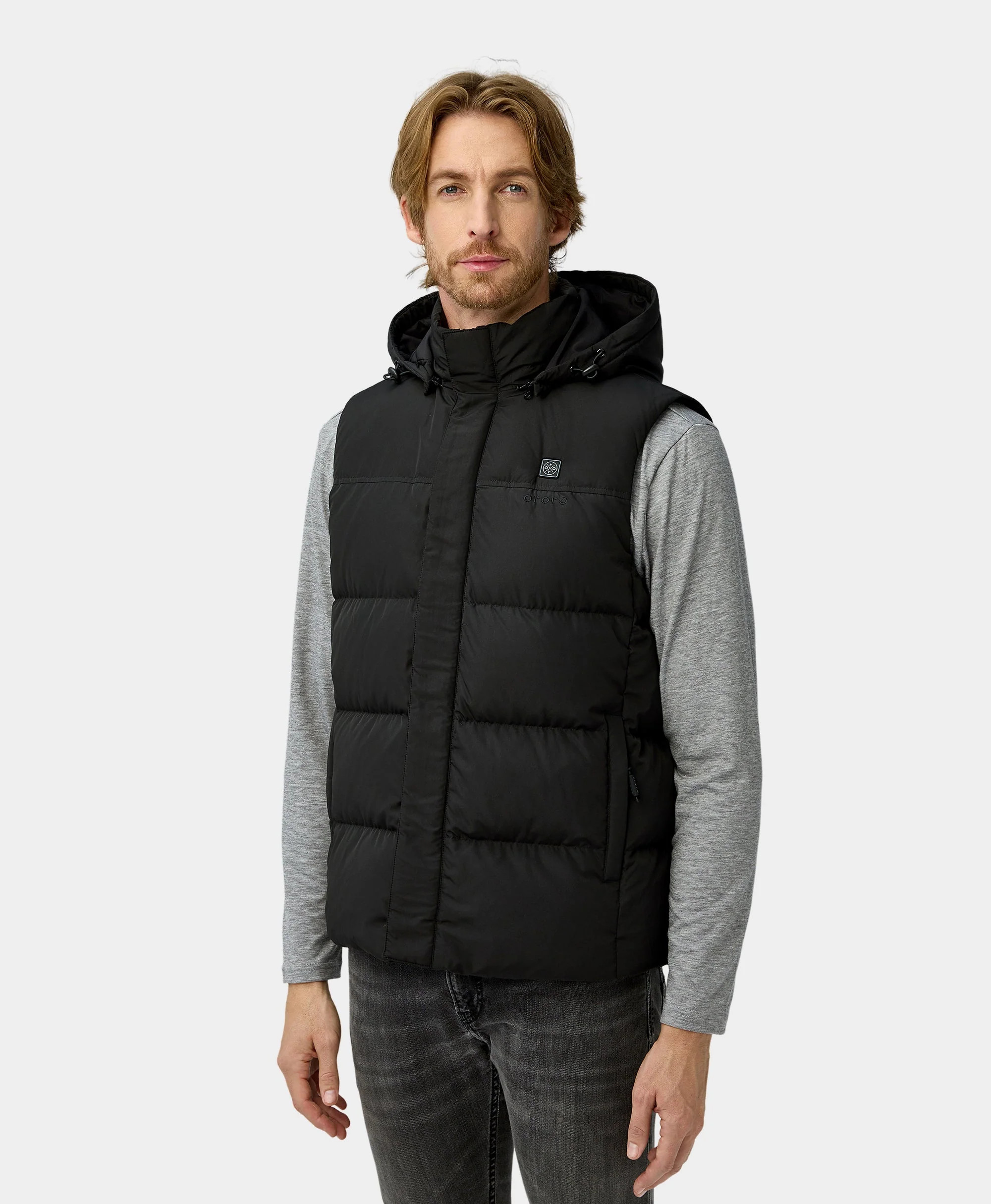 Men's Heated Down Vest | ororo | ORORO