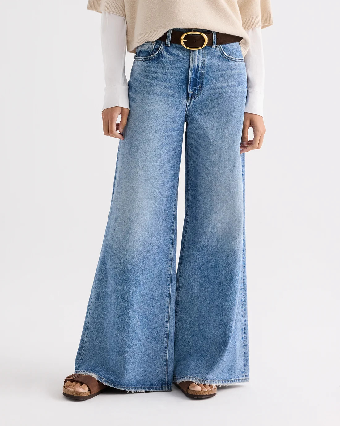 Women's Vintage Wash Wide Leg Jean | TWP | TWP