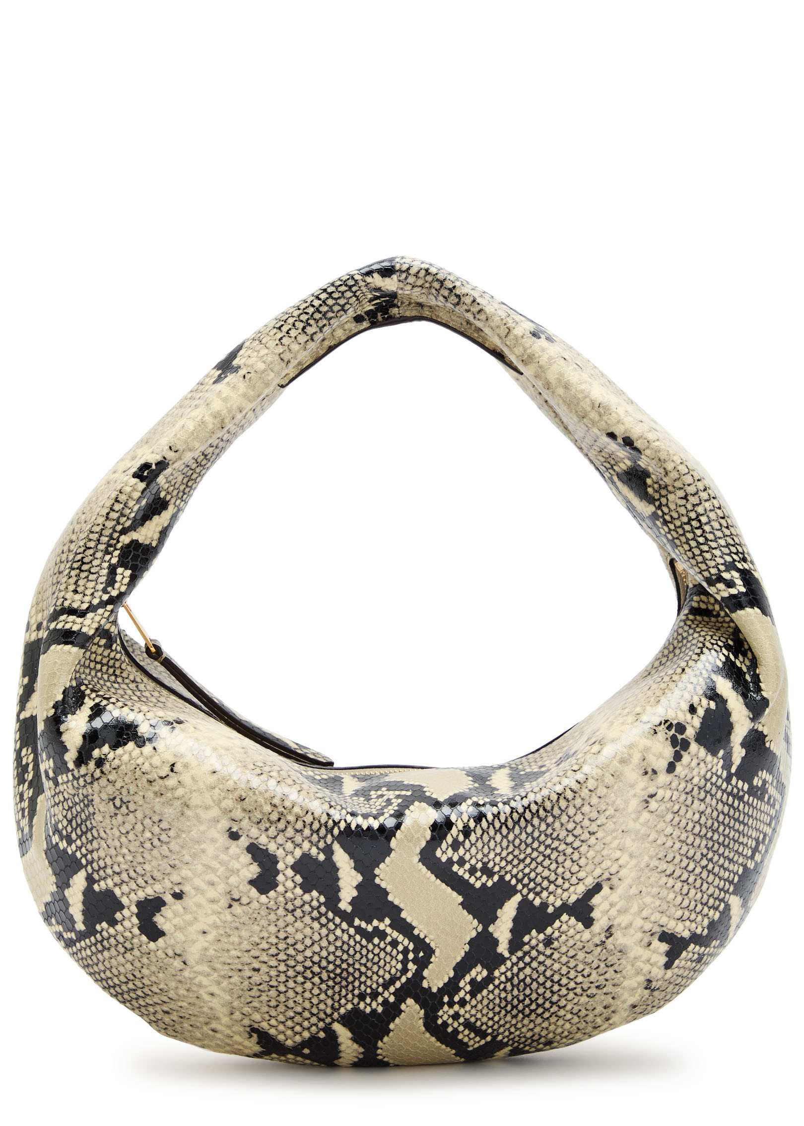 Olivia medium snake-effect leather top handle bag | Harvey Nichols
