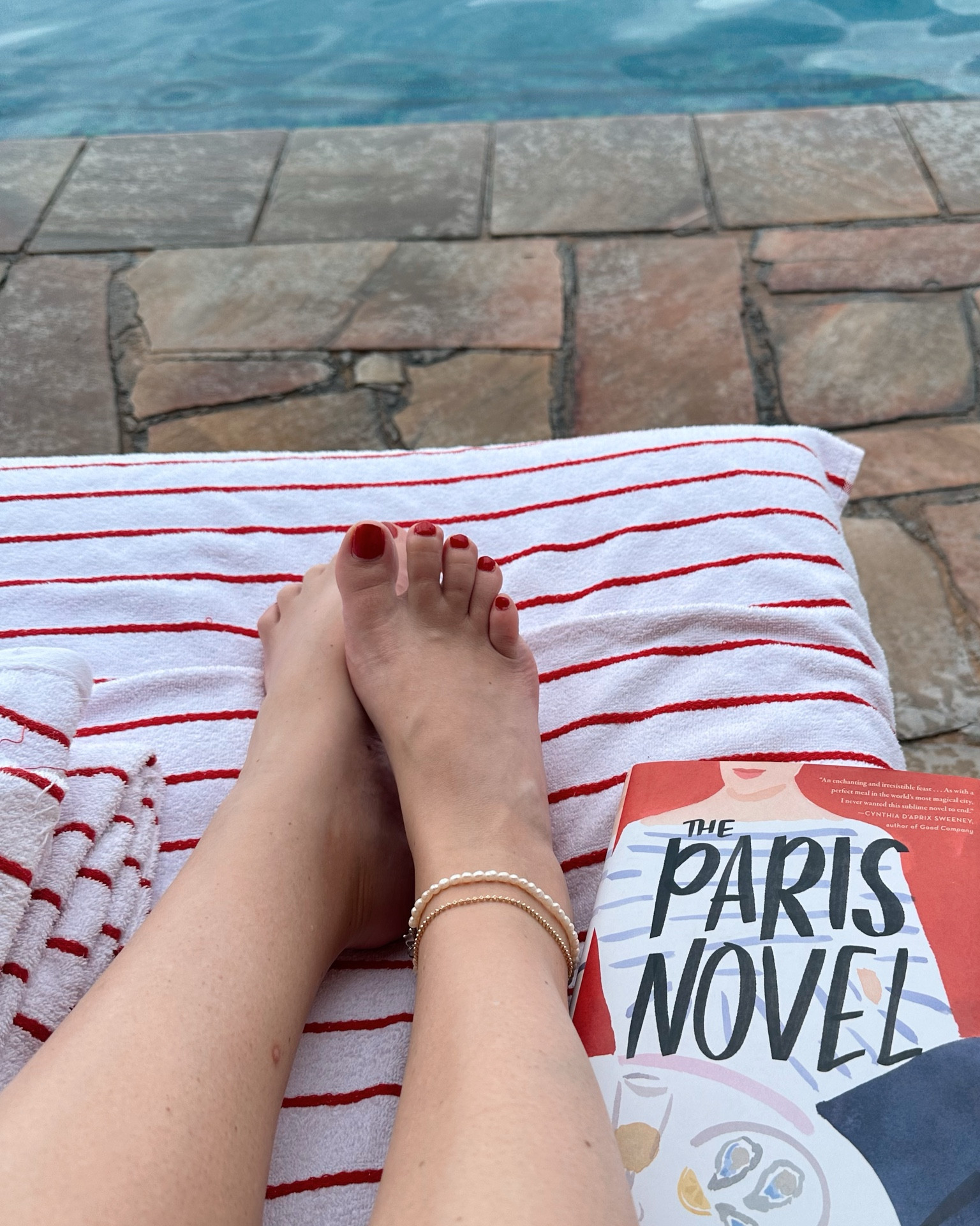 Pearl and gold anklets perfect for layering 

#LTKSwim #LTKFestival #LTKTravel