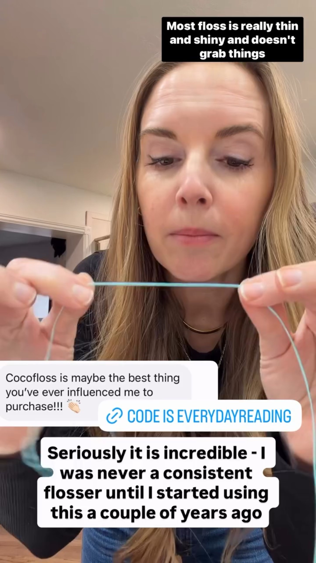 #cocolabpartner
I wasn’t a consistent flosser until I started using this - it is incredible
Use code EVERYDAYREADING

#LTKBeauty #LTKselfcare