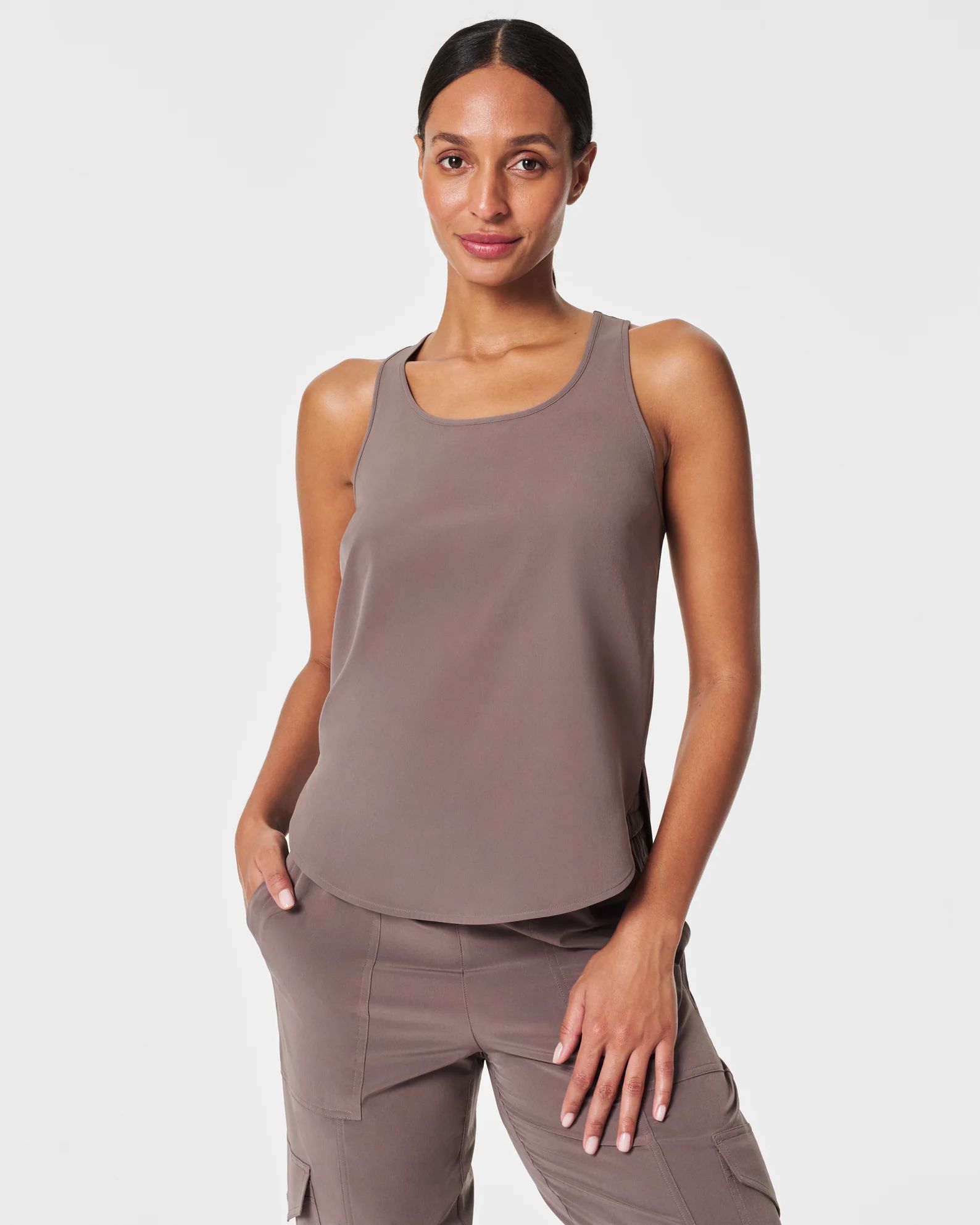 Casual Fridays Curved Hem Tank | Spanx