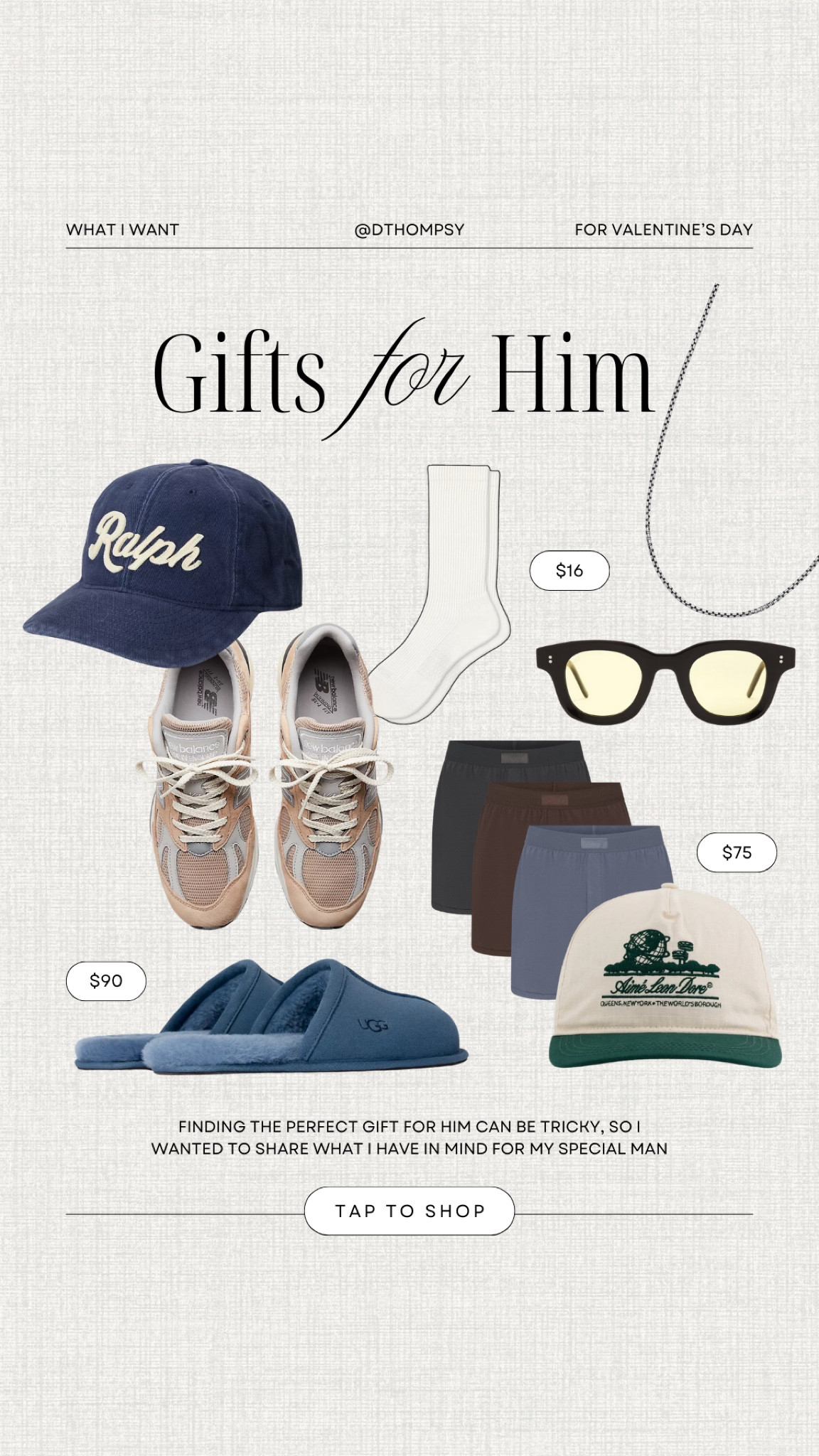 what is on Sid’s wishlist for valentine’s day 

#LTKFindsUnder100 #LTKGiftGuide #LTKMens