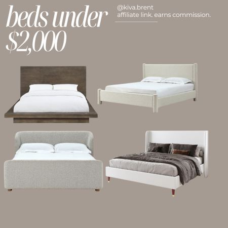I can’t believe all of these beds are on trend and under $2,000. I have even more (and more affordable ones) on my LTK, so be sure to follow!

#LTKhome