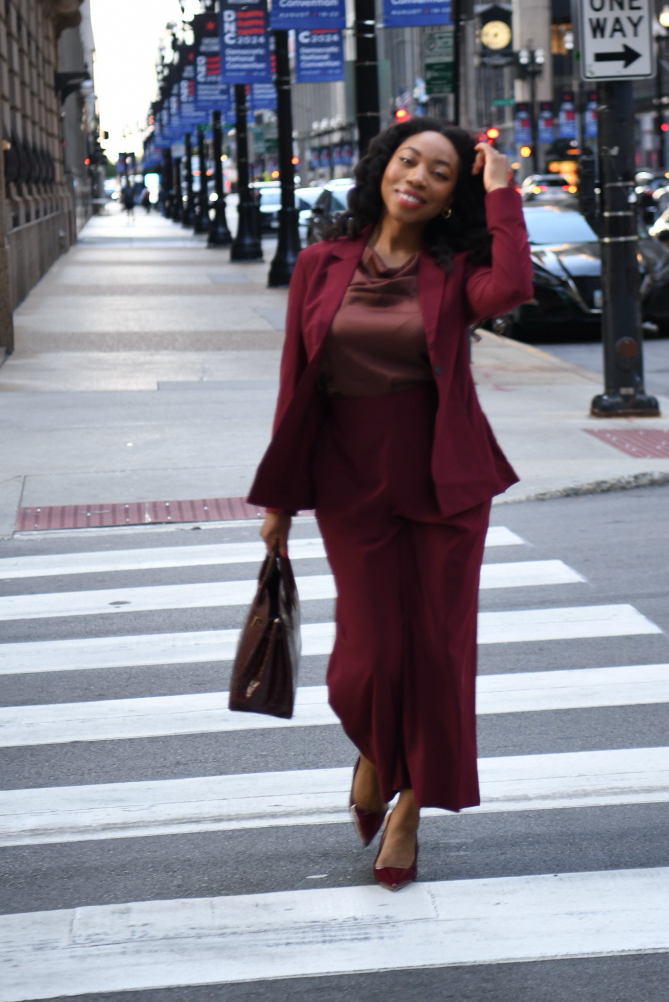 Burgundy mmlafleur  set

#LTKWorkwear