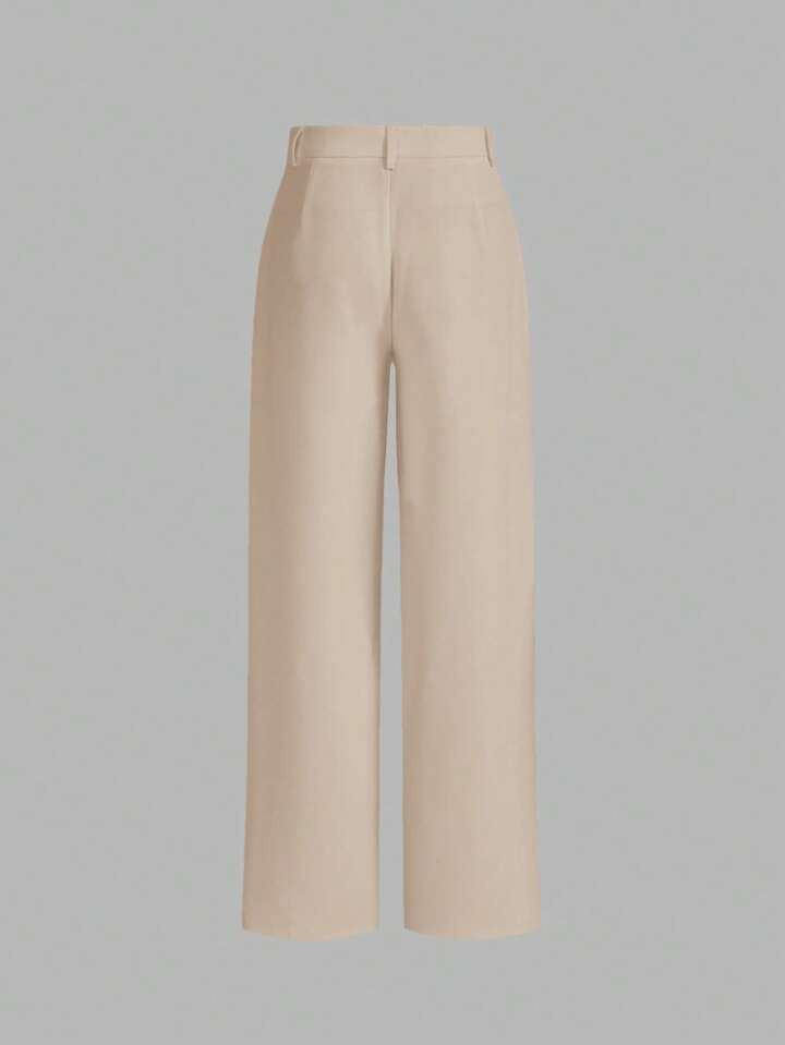 SHEIN MOD High Waist Straight Leg Pants | SHEIN