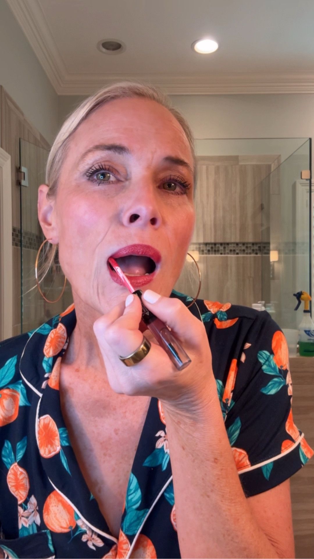 Linking my lip and jammies. Size mediumm

#LTKOver40 #LTKBeauty #LTKStyleTip