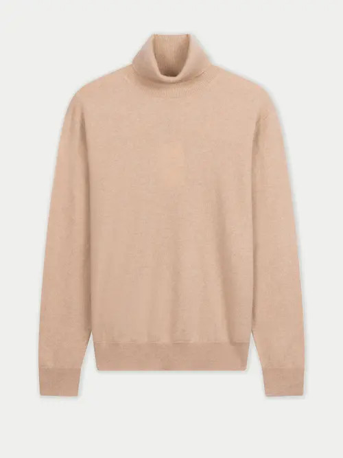Gobi Cashmere Timeless Turtleneck Cashmere Sweater in Beige at Nordstrom, Size Medium | Nordstrom