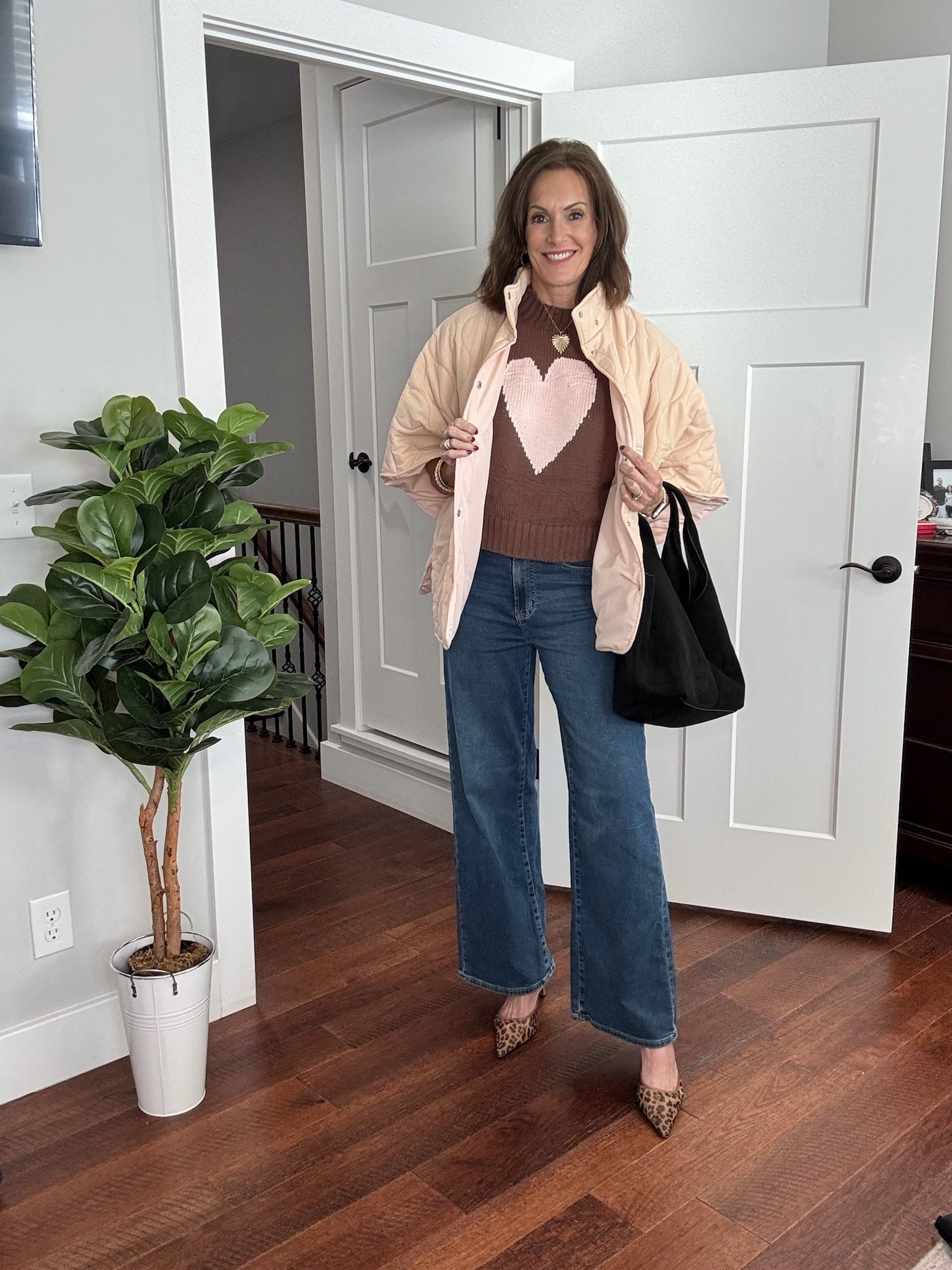Can you believe these are sweatpants jeans! Jeans are size 28/6, cape and sweater are larges. My blue pair is sold out but I linked the black ones  

Women’s fashion, outfit inspo, outfit ideas, what to wear for, fashion over 40, fashion over 50, fall outfit ideas, winter fashion, winter styles, winter outfits, winter outfit inspo, holiday styles, holiday outfits, holiday outfit inspo, holiday fashion, trending fashion, chic style, new years outfit, New Year’s Eve outfit, wide leg jeans 




#LTKHoliday #LTKootd #LTKOver40