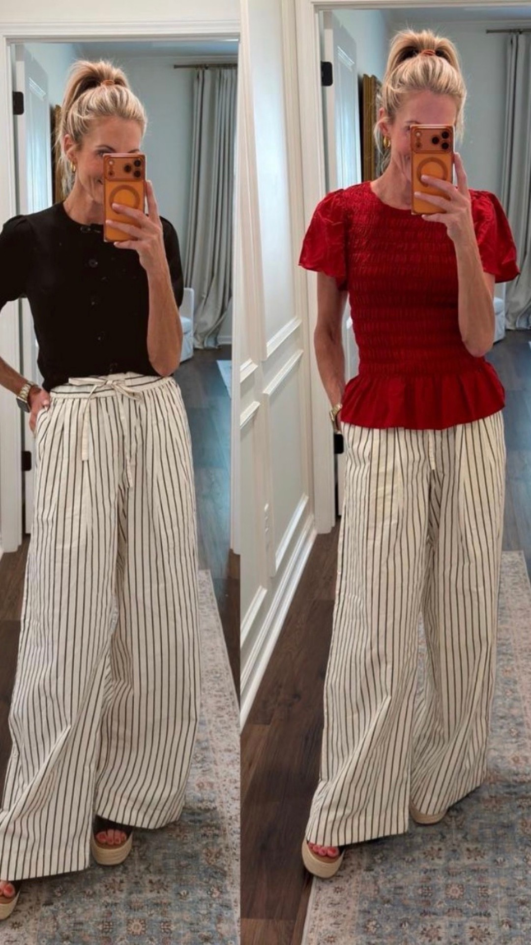 SALE ALERT 🚨 My favorite $35 pull on wheel pants that you can wear every single day… Yes, they are a little long, but they are so perfect styled with so many different tops truly one of my very favorite pairs to pull out, and put on with all of my favorite affordable tops

#LTKOver40 #LTKSaleAlert #LTKootd