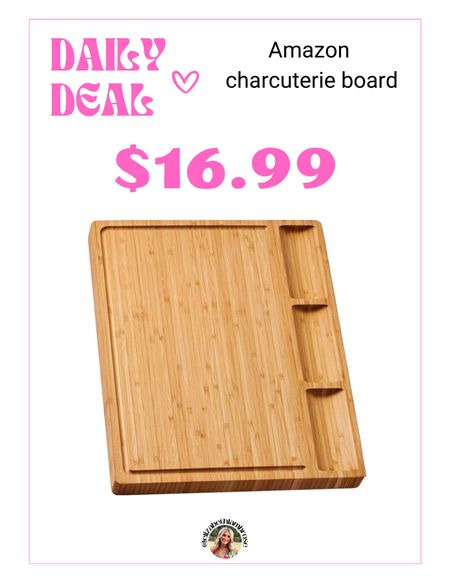 amazon daily deal! 
cute little charcuterie board!! 
under $20! perfect christmas gift or housewarming party!! 
perfect for parties or watch parties during football season!!

#amazon #charcuterieboard #board #sale #watchparty #football #party #giftguide #christmas

#LTKGiftGuide #LTKsalealert #LTKHoliday