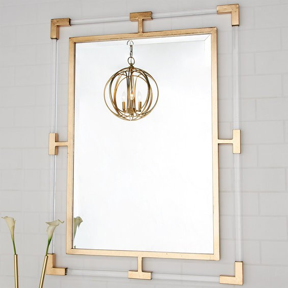 Acrylic Gold Leaf Mirror | Shades of Light