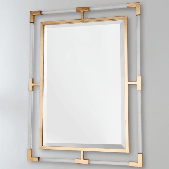 Acrylic Gold Leaf Mirror | Shades of Light