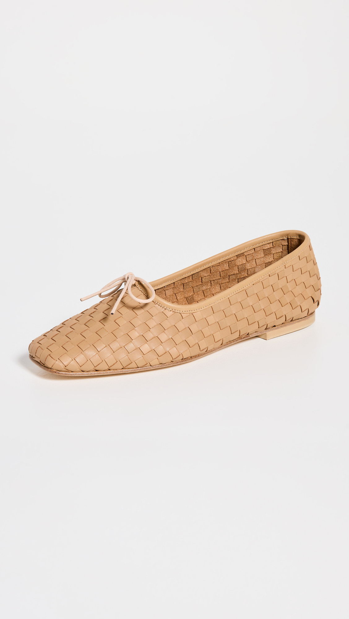 Freda Salvador Jada Flats Latte Closed Woven Calf 10 | Shopbop
