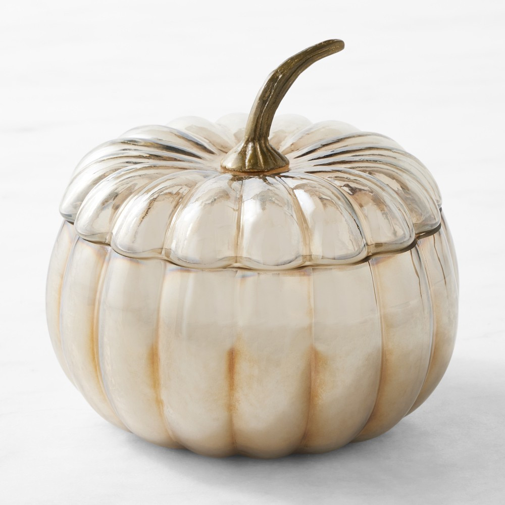 Williams Sonoma Pumpkin Spice Figural Candle, Large | Williams-Sonoma