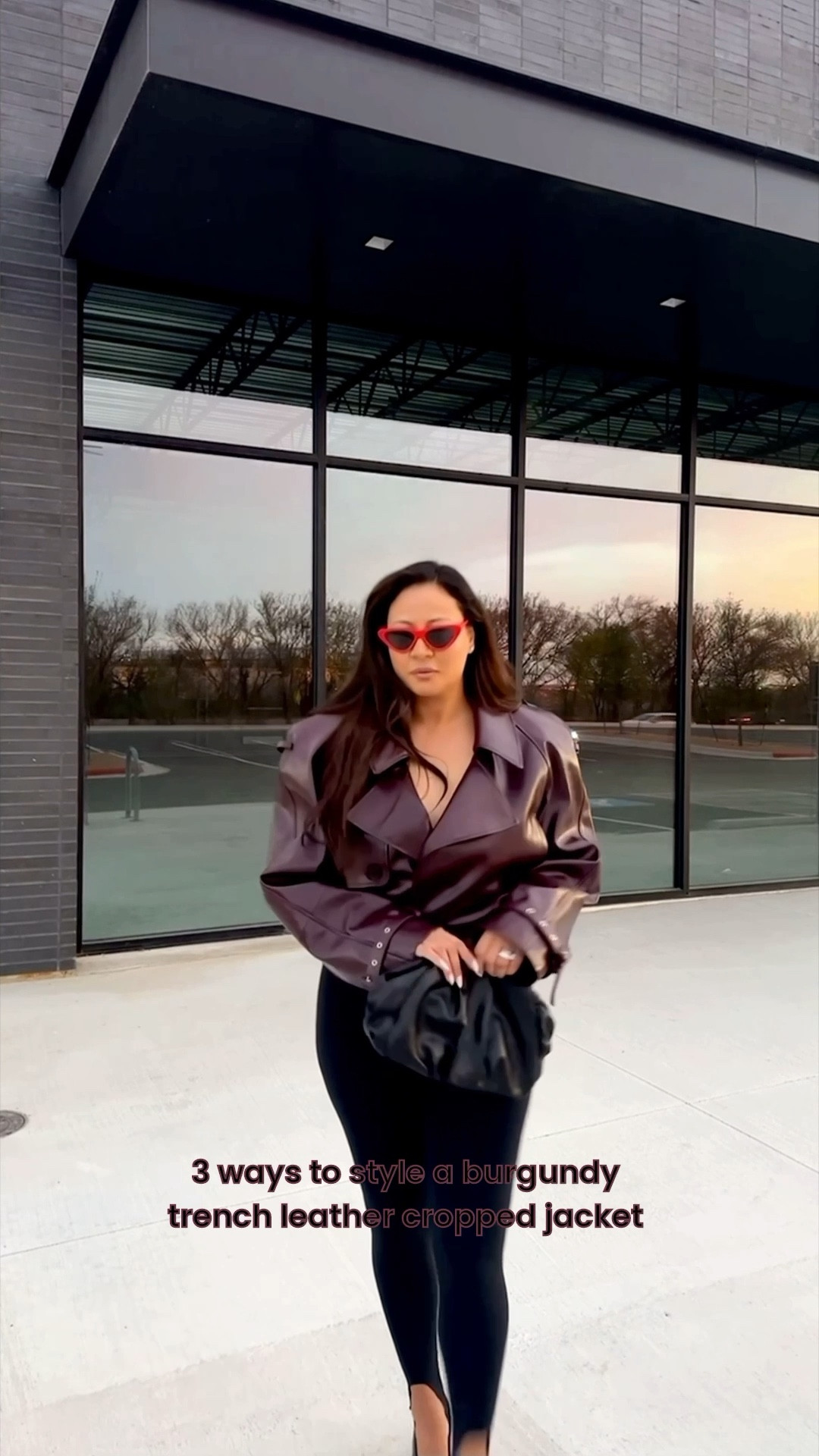 Cropped leather jackets will never go out of style! Bring them out this season and pair them with short or maxi dresses and even with leggings! Which one is your fav on me? Comment below on which look you wear… 🫶🏼 

#LTKMidsize #LTKParties #LTKStyleTip