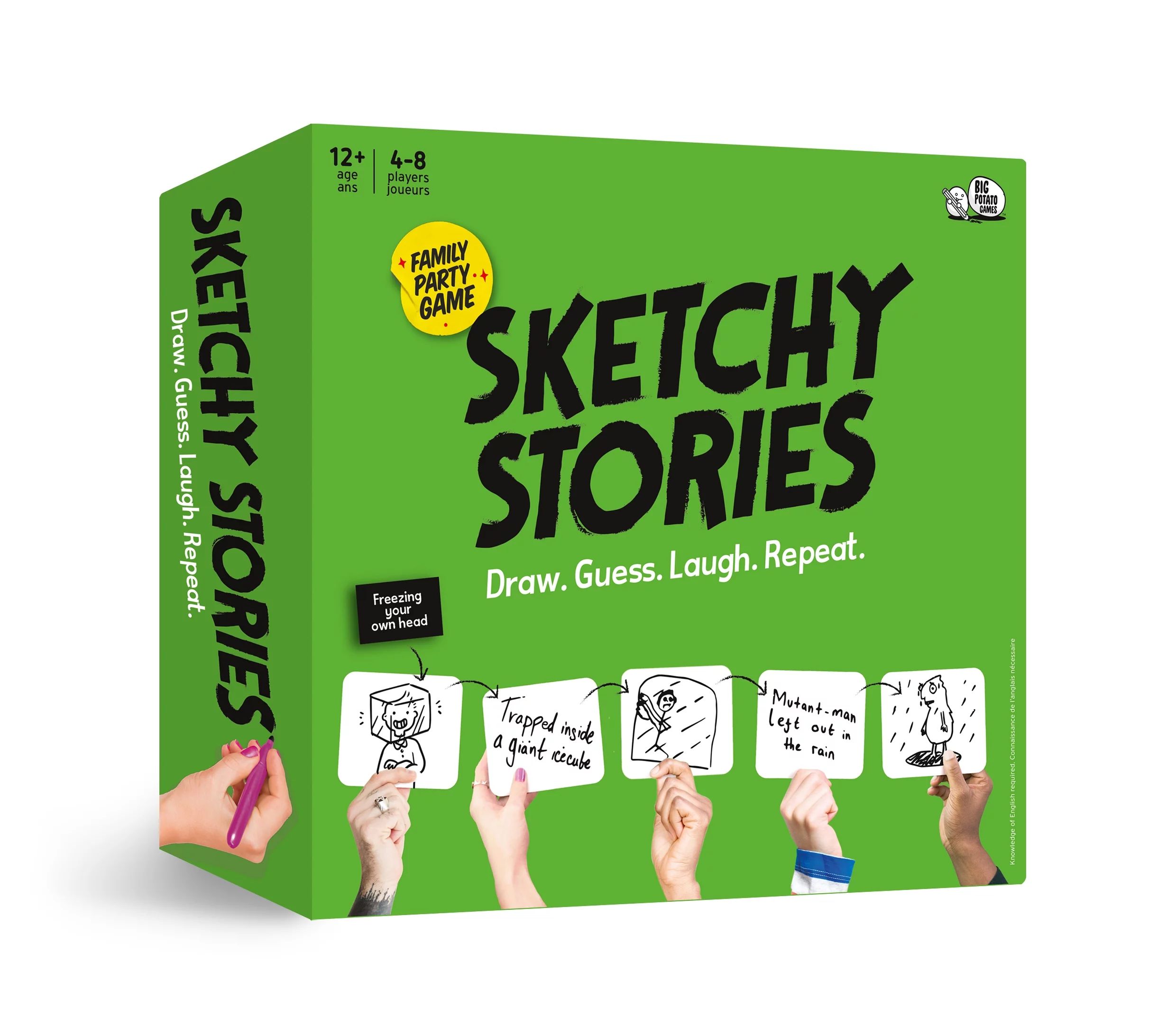 Sketchy Stories, A Party Game about Terrible Drawings and Ridiculous Guesses, for Teens and Adult... | Walmart (US)