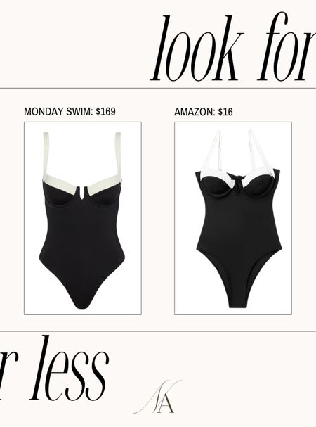 Look for less | b&w swimsuit 🖤🤍

#mondayswimwear #amazonswim 

#LTKSwim #LTKStyleTip #LTKFindsUnder50