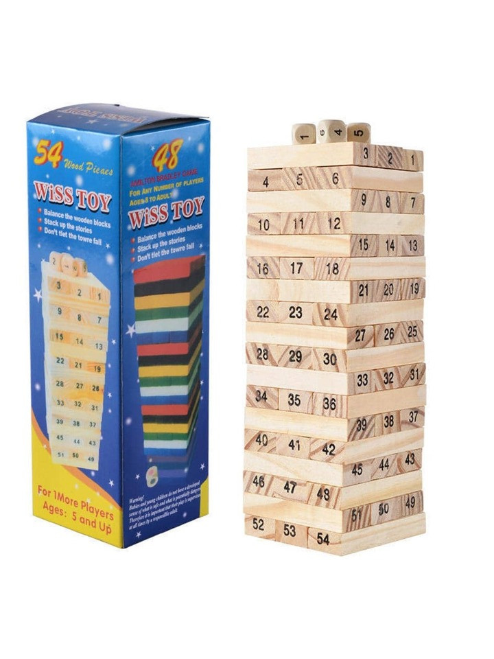 1set Kids Block Stacking Game | SHEIN