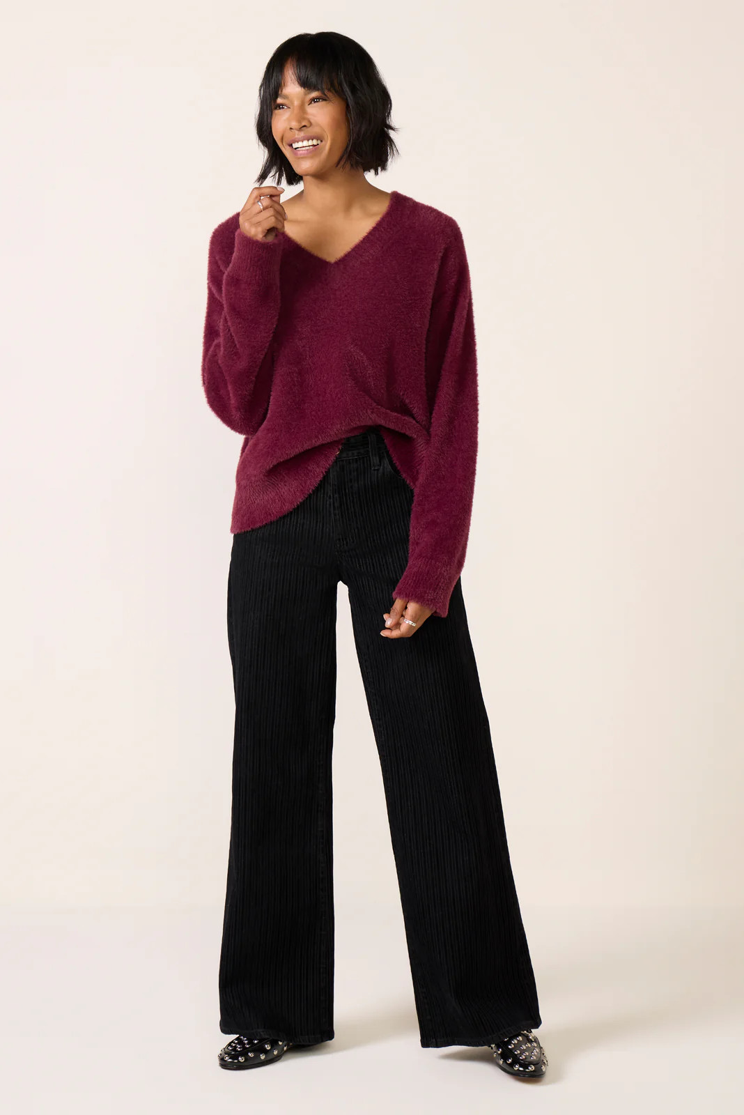 Saige Wide Leg Jean | Evereve