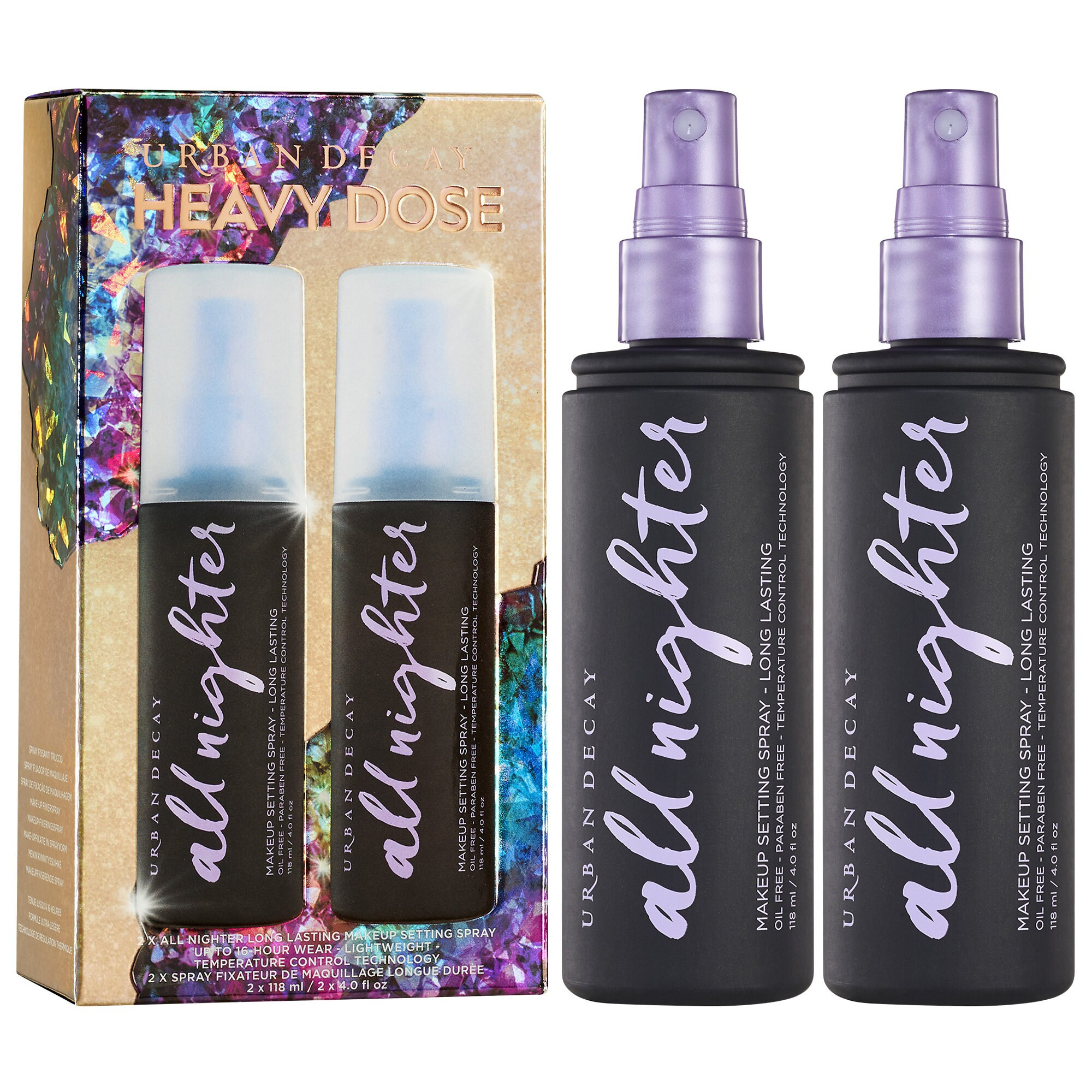 Urban Decay Heavy Dose All Nighter Long-Lasting Makeup Setting Spray Gift Set | Sephora (US)