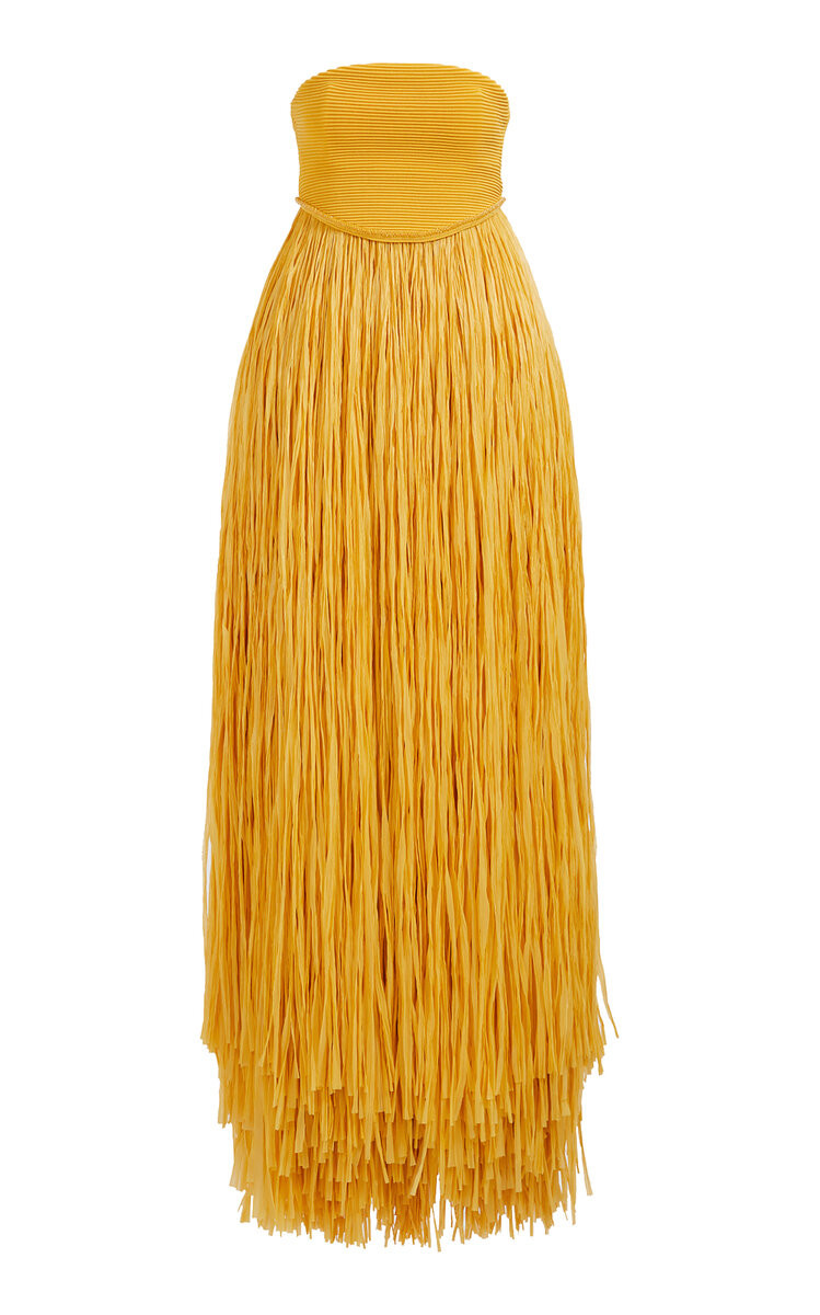 Florentia Raffia Maxi Dress | Moda Operandi (Global)