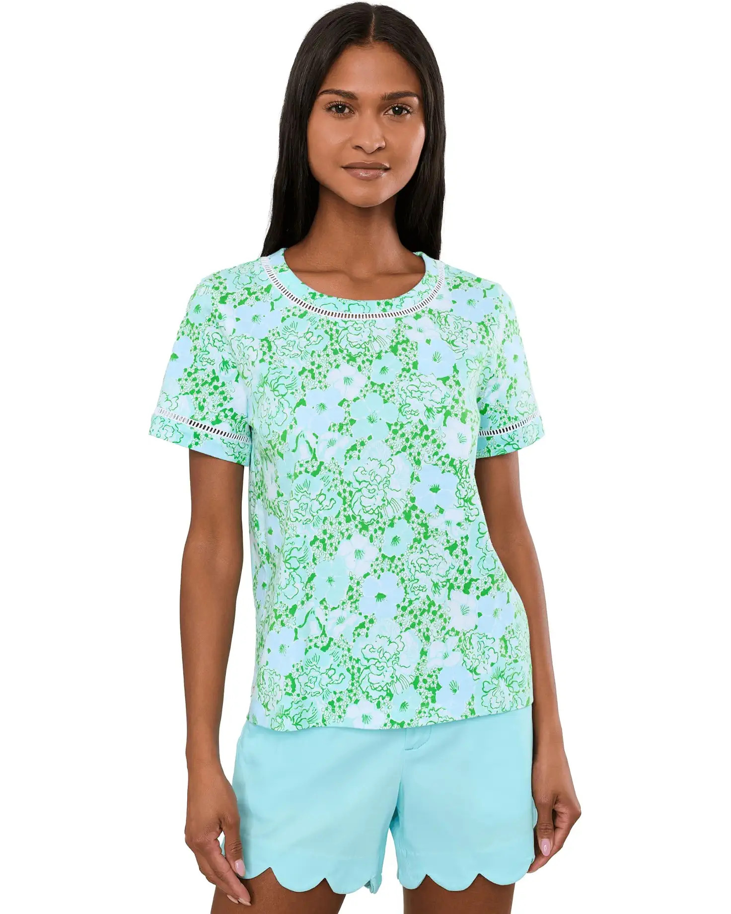 Women's Lilly Pulitzer Clairmont Ladder Lace Knit Top | Zappos.com