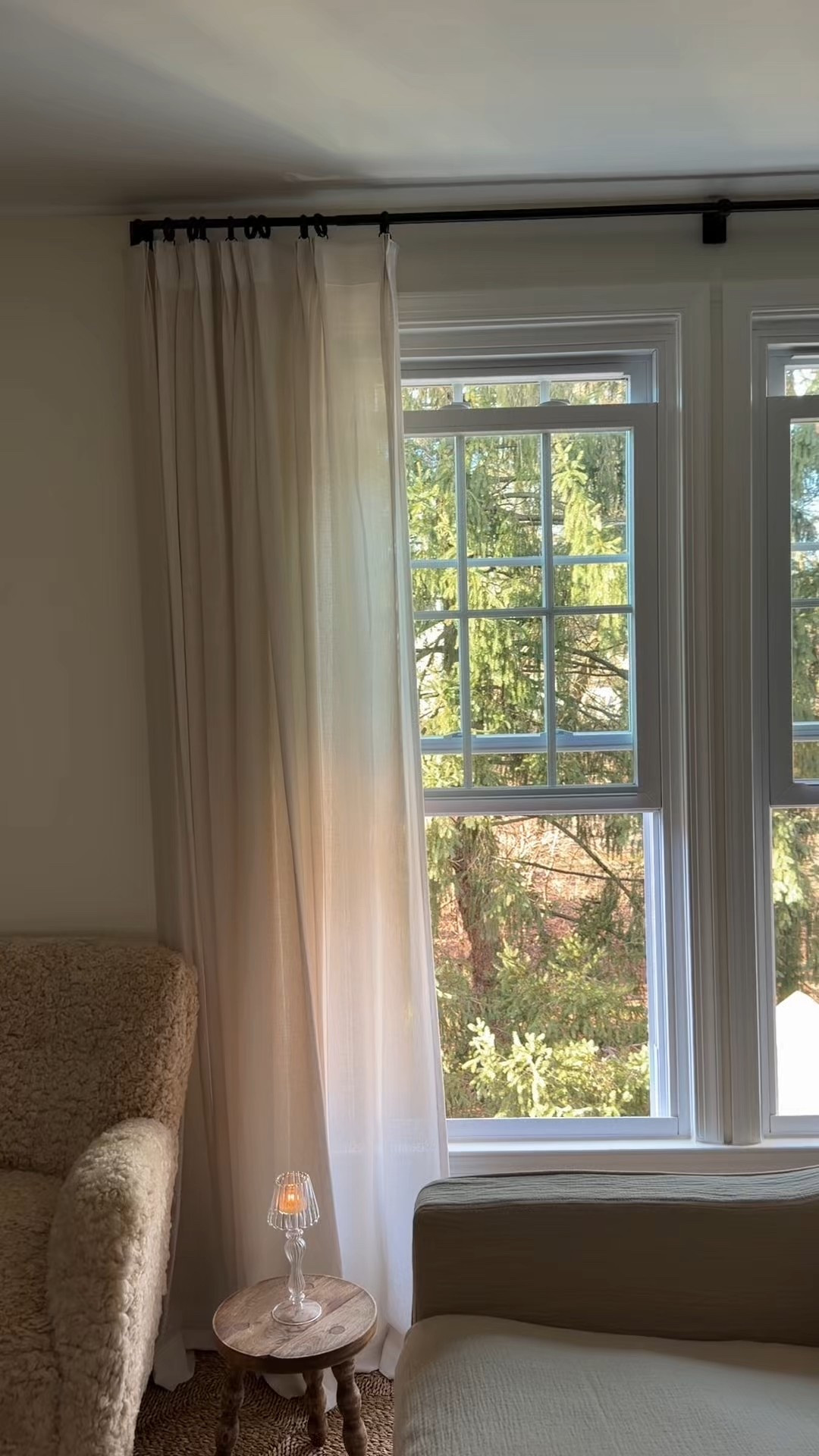 use code “IMAN17” ✨

my curtain details: 
natural cloud linen in warm white 
48” x 87” triple pinch pleat
unlined 

#LTKHome