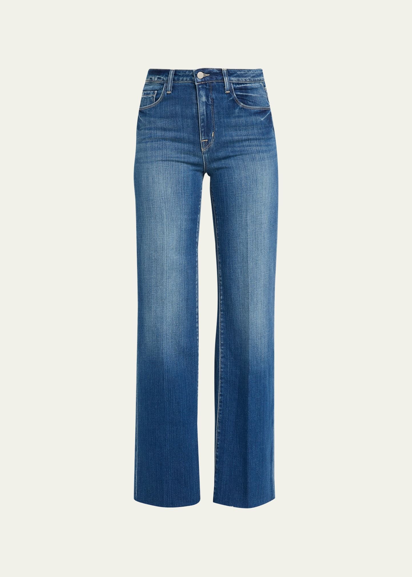 L'Agence Scottie High Rise Wide-Leg Jeans | Bergdorf Goodman