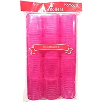 Medium Size Hair Rollers Curlers Self Grip Holding Rollers Hairdressing Curlers Hair Design Sticky C | Amazon (US)