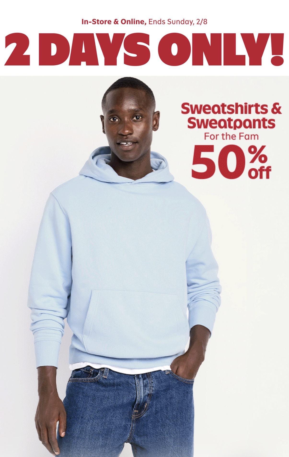 If you live in sweats like me, don’t miss this. Old Navy sweatpants and sweatshirts are 50% off and the quality is sooo good for the price. Soft, comfy, and perfect for real life. I added all my go-to picks to my LTK.
#OldNavyFinds #SweatSetSeason #ComfyFits #CasualStyle #LTKShopping #ShoppingWithPriiincesss #AtlantaContentCreator #CozyVibes

#LTKActive #LTKSaleAlert #LTKMens