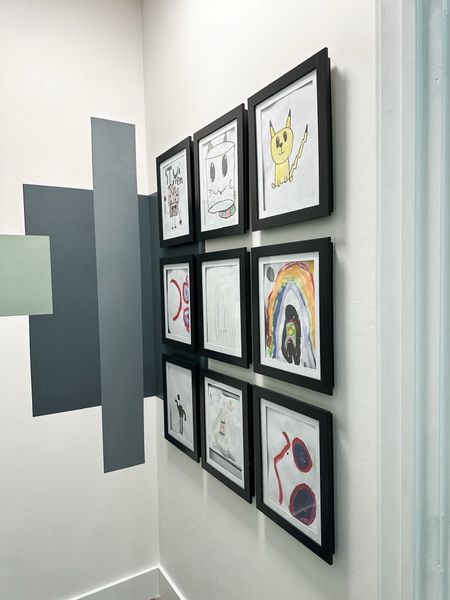 I love our gallery wall in the kid's art closet featuring the Americanflat Front Loading Kids Art Frame. 🖼️ Holds up to 100 pieces and makes changing displays a breeze. 

#playroom #kidsroom #bedroom #craft #drawing 

#LTKfindsunder50 #LTKhome #LTKfamily