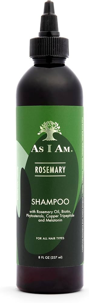 As I Am Rosemary Shampoo - 8 Oz - with Melatonin & Ceramide | Amazon (US)