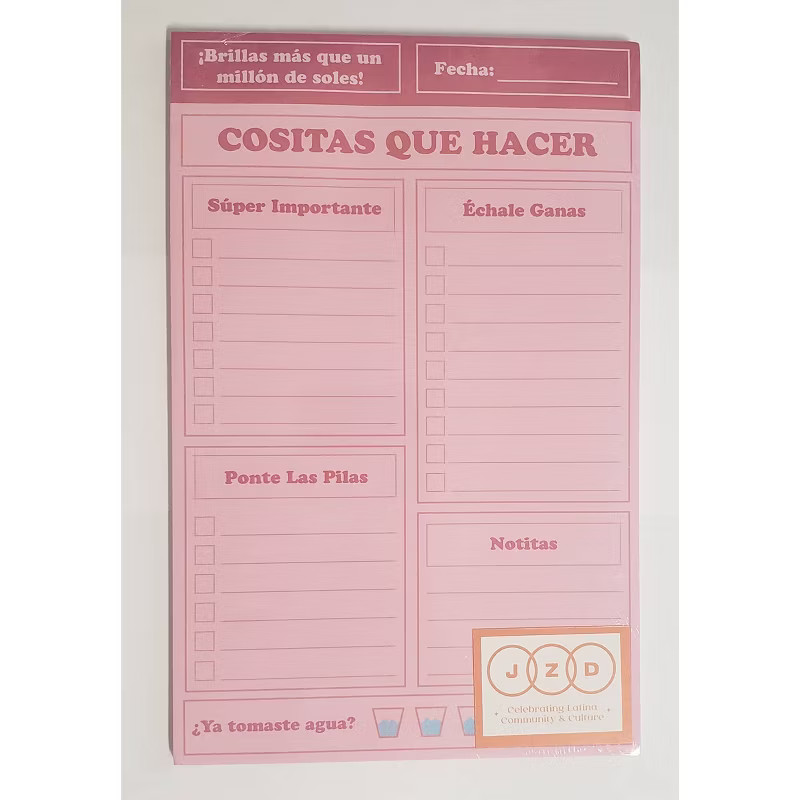 2pk Guided Spanish Notepad 5.5"x8.5" - JZD | Target
