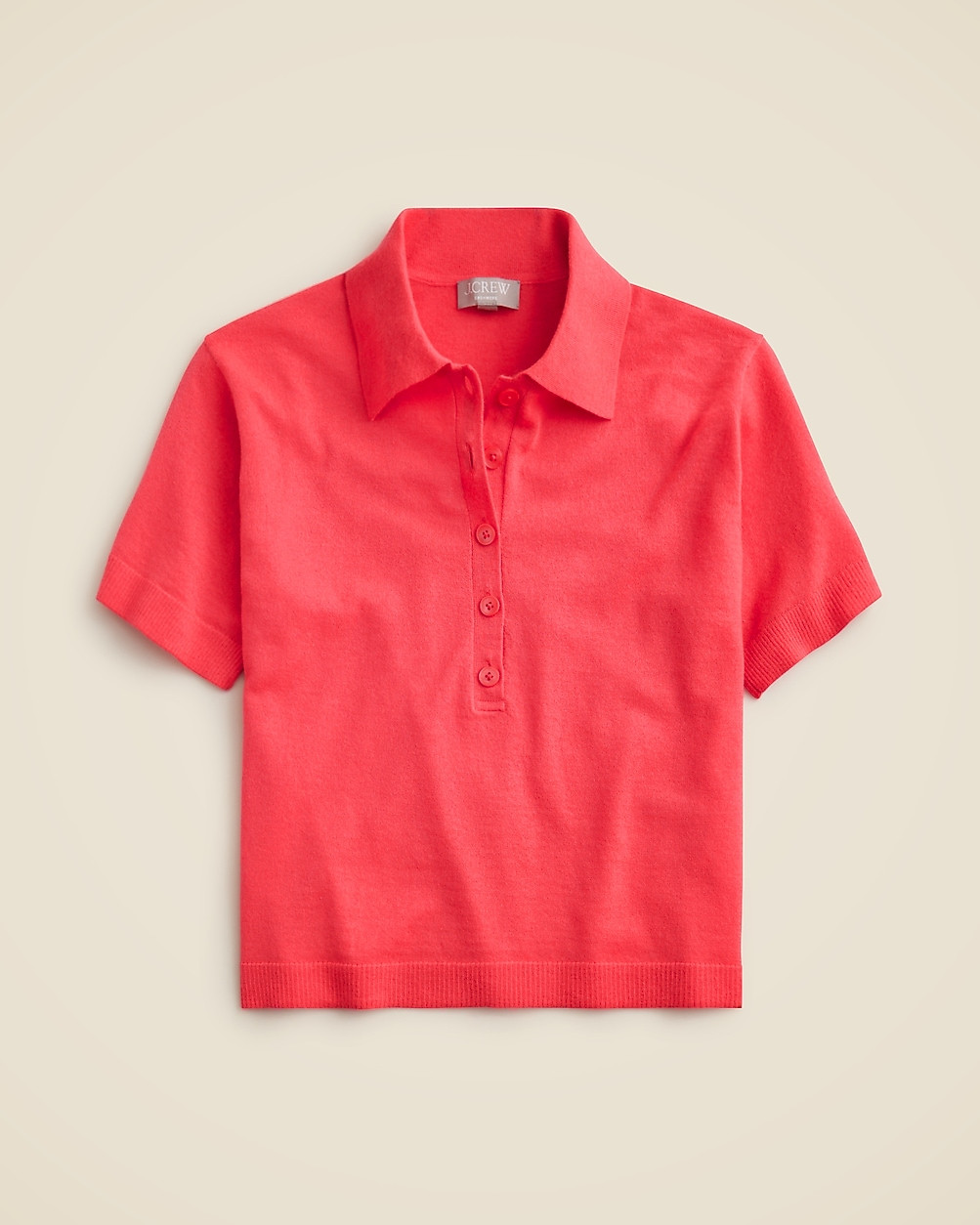 Featherweight cashmere short-sleeve sweater-polo | J. Crew US