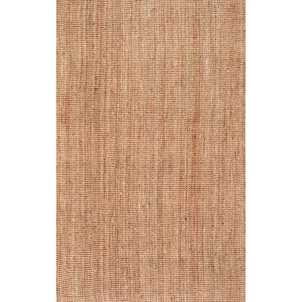 nuLOOM Ashli Solid Jute Area Rug | Target