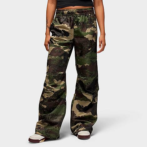 Jordan Women's Brooklyn Camo Novelty Pants in Neutral Olive Size: Large | JD Sports (US)