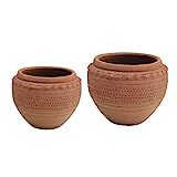 Creative Co-Op Textured Terra-Cotta Planter Pot, Clay | Amazon (US)