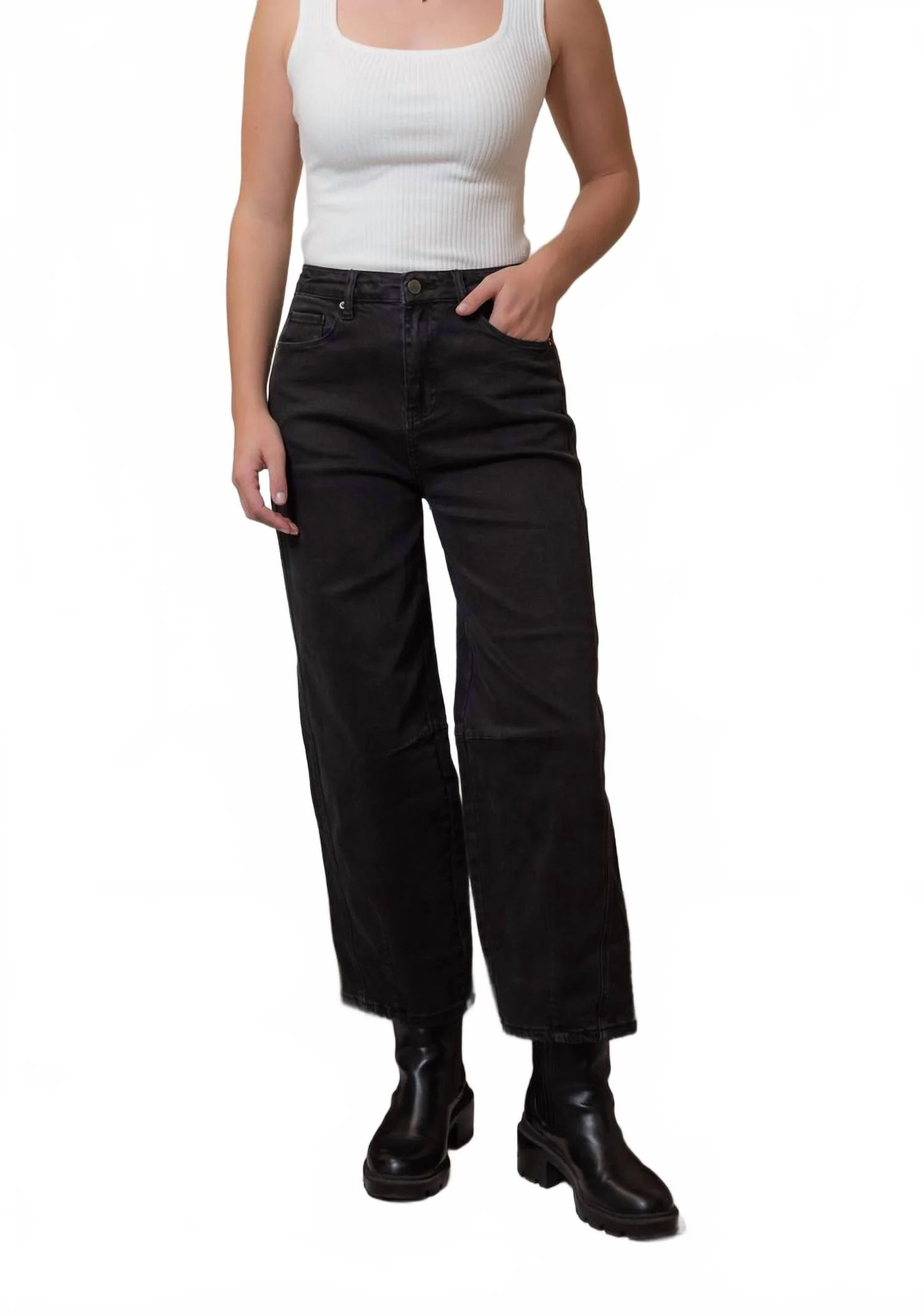 Barni Barrel Pant In Black | Shop Simon