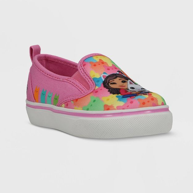 Toddler Girls' NBCUniversal Gabby Twin Gore Slip-On Sneakers - Pink | Target