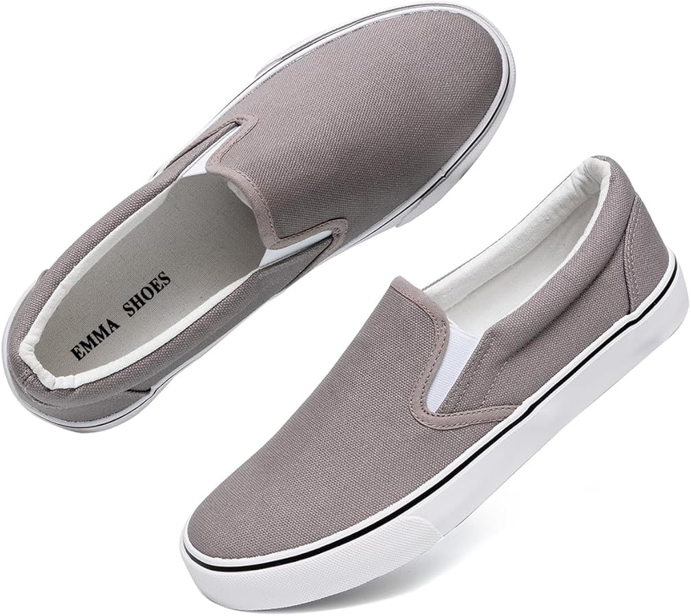Low-Top Slip Ons Women's Fashion Sneakers Casual Canvas Sneakers for Women Comfortable Flats Brea... | Amazon (US)