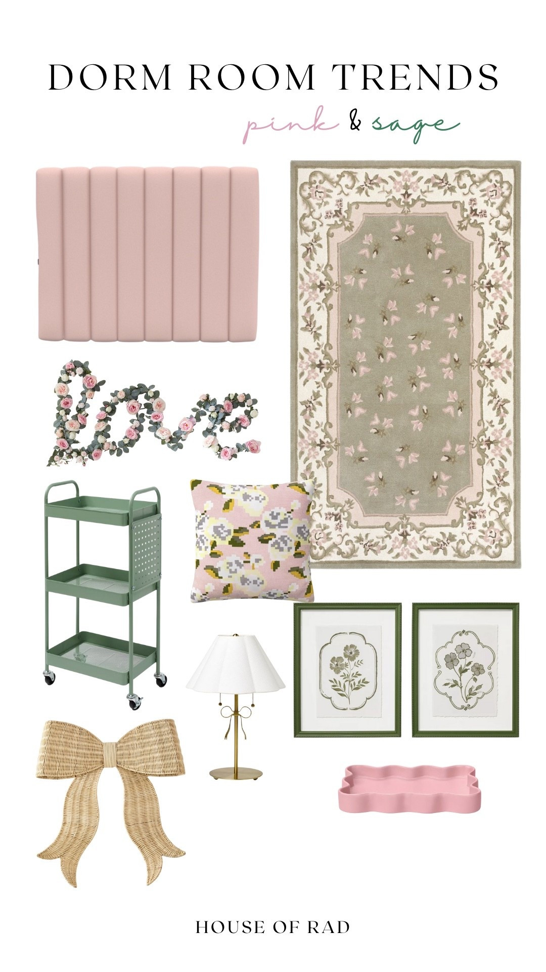 Dorm Room Trends: Pink & Sage

Twin xl headboard
No nails headboard
Down seating
Dorm storage
Dorm bedding
Twin xl bedding
Trunk
LoveShackFancy 
Pottery Barn
Amazon Finds
Urban Outfitters
Love Wall Art
Bow decor

#LTKU #LTKHome