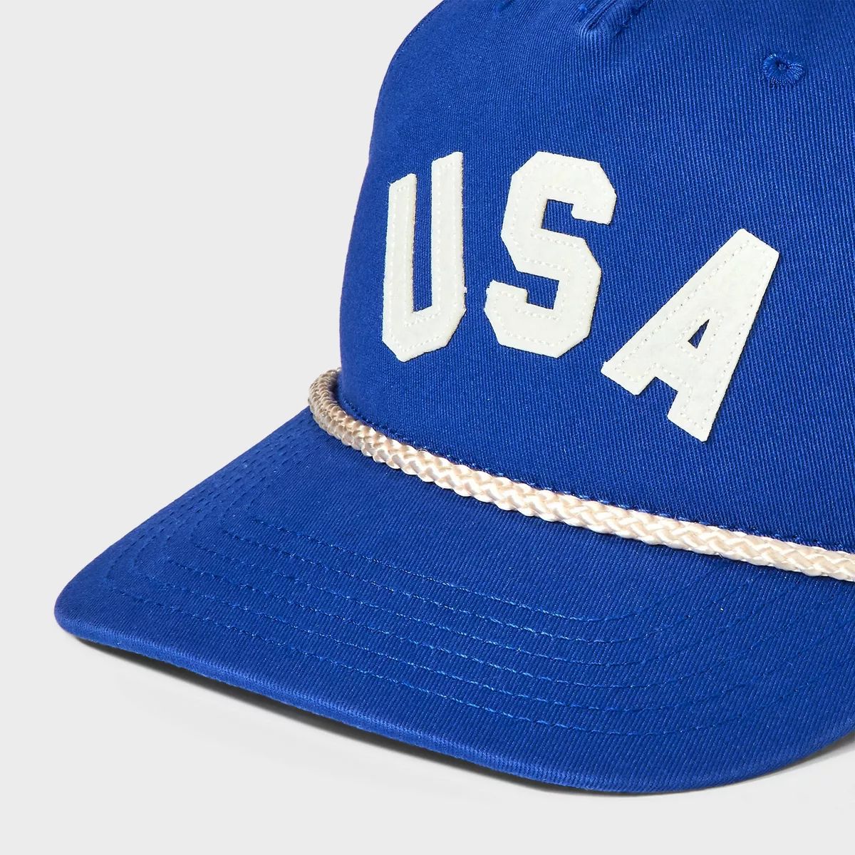 USA Baseball Hat with Rope Detail - Mighty Fine Navy Blue | Target