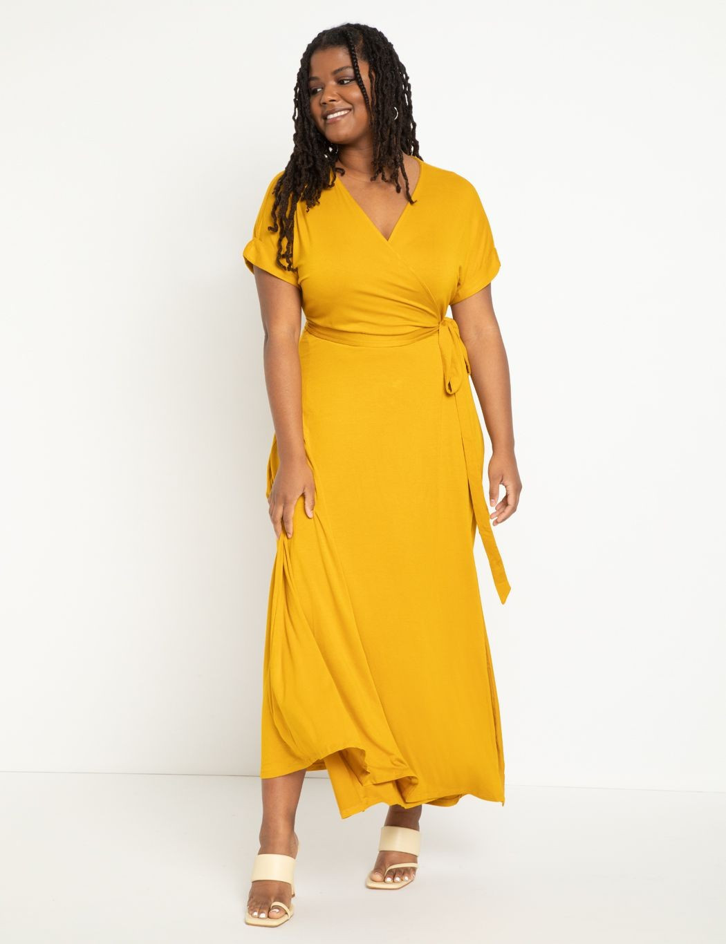 Maxi Wrap Dress | Eloquii